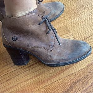 Born brown booties size 6